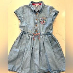 Girls denim dress